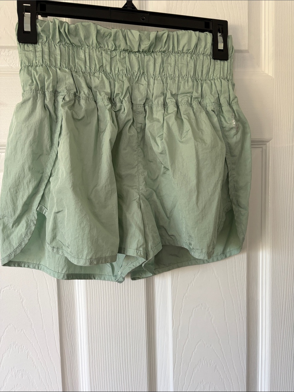 FP Movement by Free People Mint Green High-Rise Elastic Waist Athletic Shorts